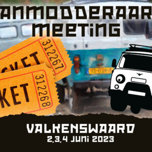 Ticket Aanmodderaars-meeting 2-4 juni 2023 (volwassene)